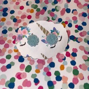 Floral Blue Earrings